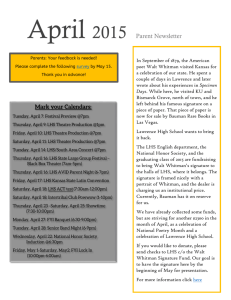 April Newsletter - Lawrence Public Schools