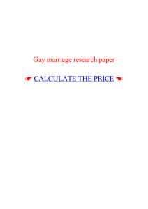 Gay marriage research paper - Kinds of powerpoint presentation