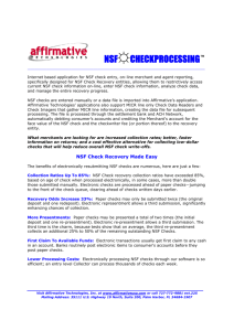 nsf  checkprocessing - Affirmative Technologies Inc