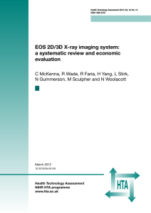 EOS 2D/3D X-ray imaging system - NIHR Journals Library
