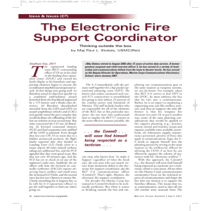 The Electronic Fire Support Coordinator - MCG