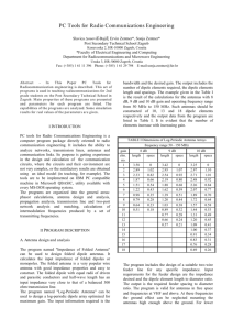 PC Tools for Radio Communications Engineering