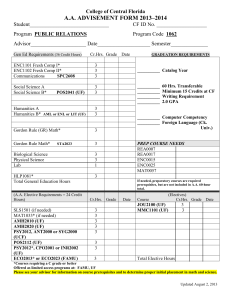 aa advisement form 2013–2014