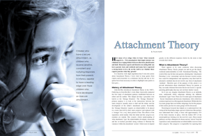 Attachment Theory - Anna Martin counselling