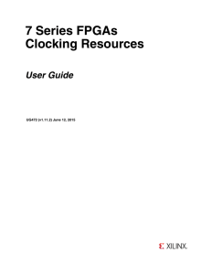 7 Series FPGAs Clocking Resources User Guide (UG472)