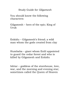 Study Guide for Gilgameshcomp