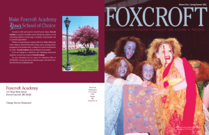 Spring - Foxcroft Academy