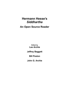 Hermann Hesse's Siddhartha