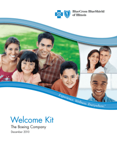 Welcome Kit - Blue Cross and Blue Shield of Illinois