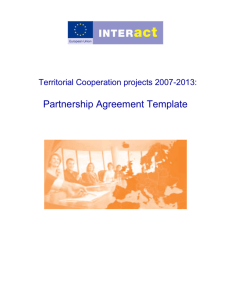 Partnership Agreement Template