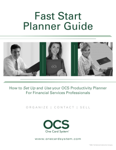 OCS Planner Guide