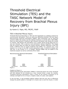 Threshold Electrical Stimulation (TES)