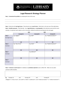 Legal Research Strategy Planner