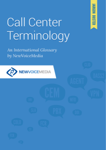 Call Center Terminology