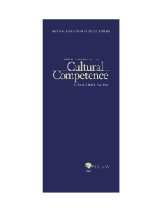 Cultural Competence - National Association of Social Workers