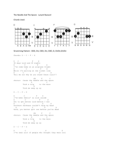 The Needle And The Spoon- Lynyrd Skynyrd Chords Used