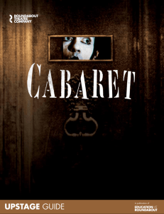 Cabaret Study Guide - Broadway In Chicago