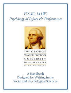 A Handbook for writing in the Social and Psychological Sciences