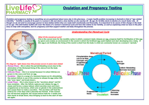 Ovulation and Pregnancy Testing