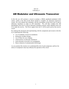 AM Modulator and Ultrasonic Transceiver