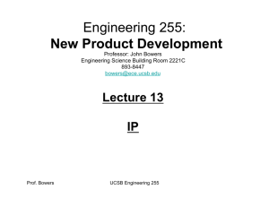 255 lecture 13 up to slide 25 s12 - UCSB Engineering 255