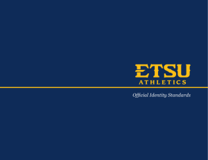 ETSU Athletics Logo Standard Guide