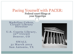 PACER - AALL