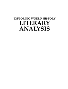 Literary Analysis - Notgrass Company