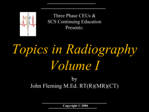 Essentials of Radiographic Anatomy by John Fleming M.Ed. RT(R