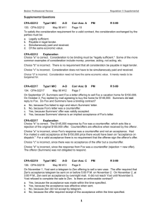 Supplemental Questions CPA-02212 Type1 M/C AD