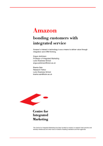 Amazon - Centre for Integrated Marketing