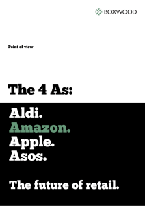 The 4 As – Amazon Point of View