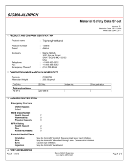 MSDS Propylene Glycol