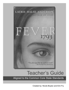 Teacher's Guide - Laurie Halse Anderson