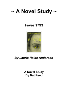 Fever 1793 - Reed Novel Studies