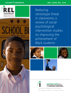 Reducing stereotype threat in classrooms: a review of