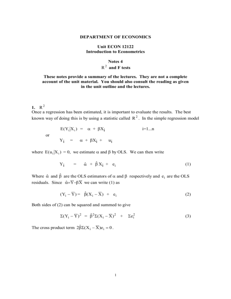 econometrics term paper example
