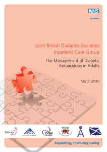 The Management of Diabetic Ketoacidosis in Adults (2010)
