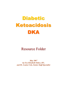 Diabetic Ketoacidosis DKA
