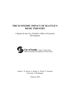 the economic impact of seattle's music industry