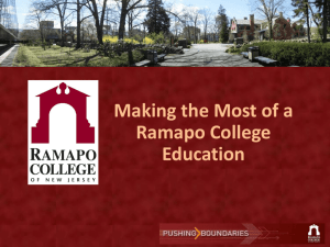 Making the Most of a Ramapo Education