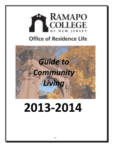 Office of Residence Life - Ramapo College of New Jersey