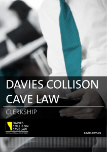 DAVIES COLLISON CAVE LAW