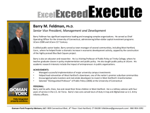 Barry M. Feldman, Ph.D. - Goman+York Property Advisors