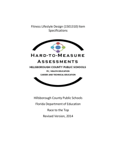 Fitness Lifestyle Design - Florida Department of Education