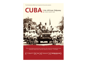 CUBA An African Odyssey - Parliamentary Millennium Project