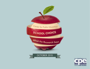 OCTOBER 2015 - Center for Public Education