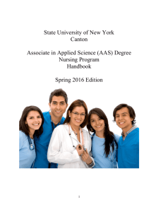 Nursing Program Handbook