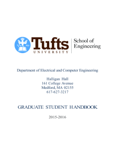 GRADUATE STUDENT HANDBOOK - School of Engineering