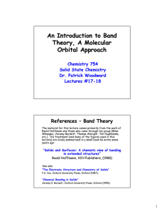 An Introduction to Band Theory, A Molecular
